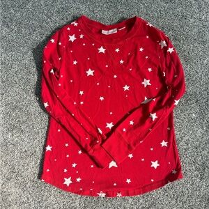 Rachel Parcell Red Star Pajama Top